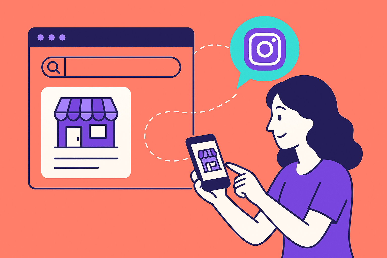 Indexación de Instagram por Google: negocios sin web